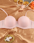 Convertible Strapless Minimizer Bandeau Bra Underwire Unlined for Large Bust - LUNA