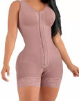 FAJAS COLOMBIANAS SHAPEWEAR FOR WOMEN TUMMY CONTROL POST SURGERY FULL BODY SHAPER BUTT LIFTER WITH ZIPPER CROTCH - LUNA