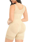 FAJAS COLOMBIANAS SHAPEWEAR FOR WOMEN TUMMY CONTROL POST SURGERY FULL BODY SHAPER BUTT LIFTER WITH ZIPPER CROTCH - LUNA