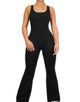 FLARE SCRUNCH JUMPSUIT - LUNA
