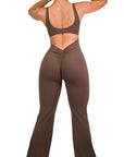 FLARE SCRUNCH JUMPSUIT - LUNA