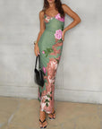 FLORAL PRINT MAXI DRESS - LUNA