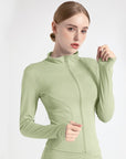 LONG SLEEVE SEAMLESS SPORTS JACKET - LUNA