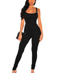 LUNA SCULPTING JUMPSUIT - LUNA