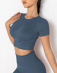 SEAMLESS SPORTS TOP - LUNA