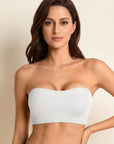 Women Non-Slip Bandeau Bras With Comfortable Strapless Bra Seamless Wireless Tube Top Soft Wireless Bra - LUNA