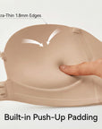 Strapless Front Closure Bra Anti-Slip Grip Wireless