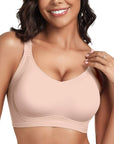 Seamless Full Coverage Push Up No Underwire Bras