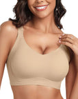 Seamless Full Coverage Push Up No Underwire Bras