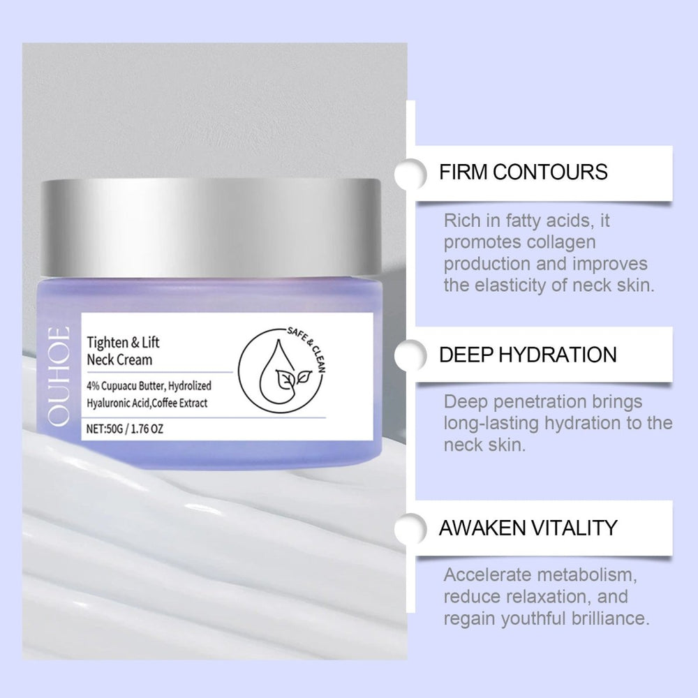 Anti - Aging Neck Cream Smoothing Fine Lines Moisturizing - LUNA