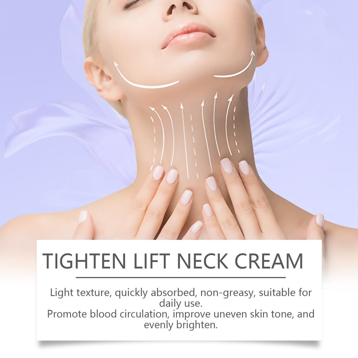 Anti - Aging Neck Cream Smoothing Fine Lines Moisturizing - LUNA