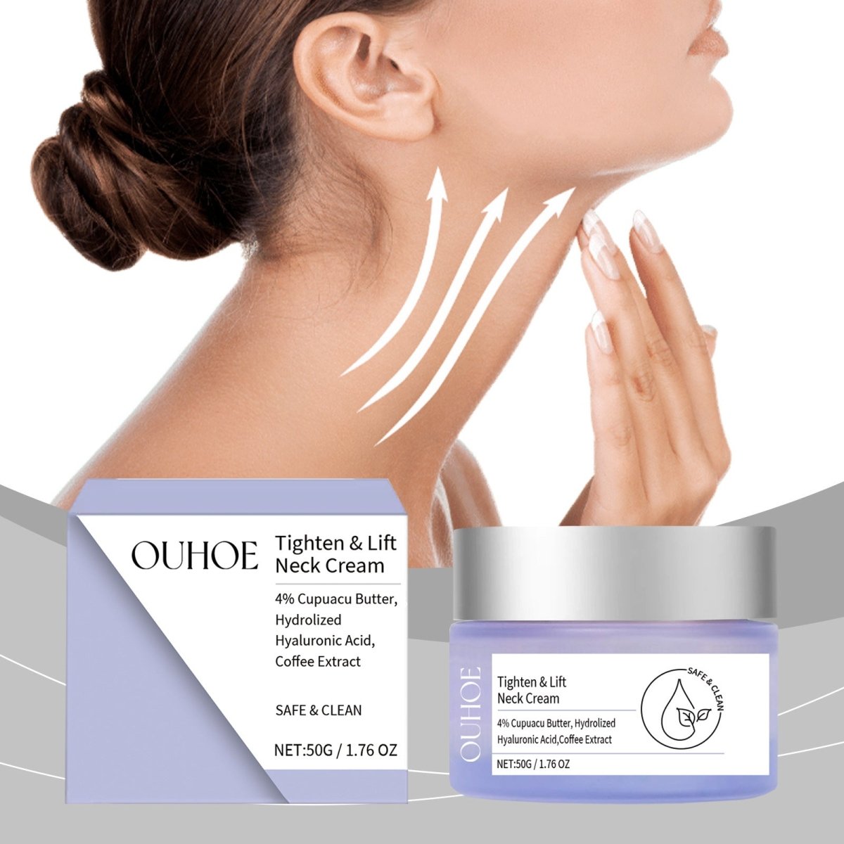 Anti - Aging Neck Cream Smoothing Fine Lines Moisturizing - LUNA