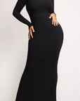 CASUAL SOFT LOUNGE LONG SLEEVE MAXI DRESS - LUNA