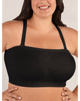 Convertible Strapless Bandeau Bra with Wireless Comfort, Anti - Slip Grip & Removable Straps Fit - LUNA