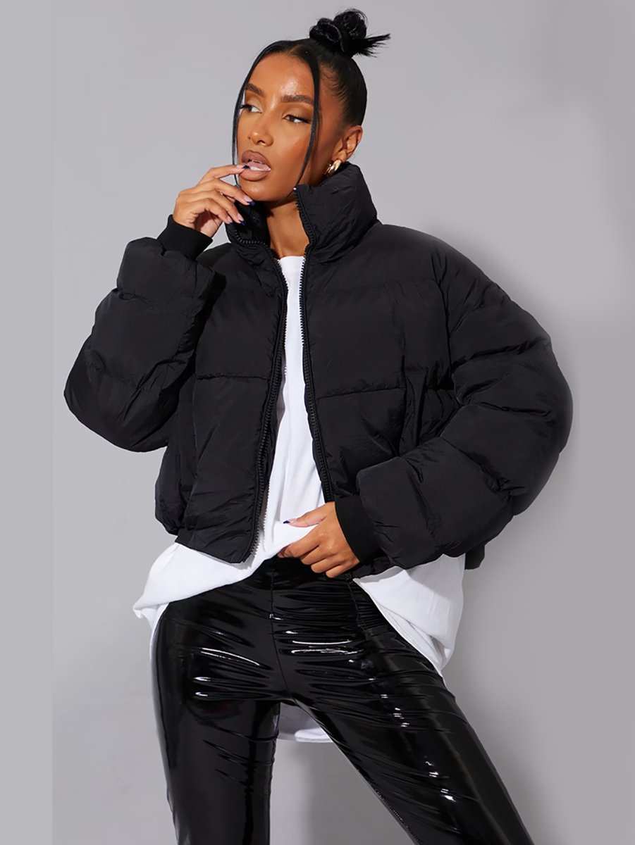 CROPPED MATTE PUFFER JACKET - LUNA