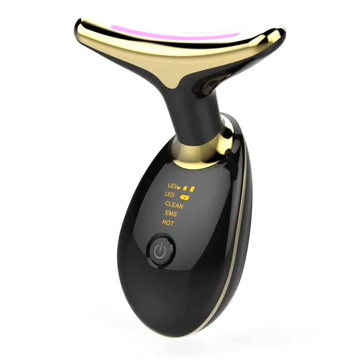 EMS RED LIGHT THERAPY FACE NECK LIFT WRINKLE REMOVER TIGHTEN MASSAGER ...