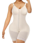 FAJAS COLOMBIANAS LOW CUT SHAPEWEAR TUMMY CONTROL BUTT LIFTER SHAPER WITH ZIPPER CROTCH DETACHABLE SHOULDER STRAP - LUNA