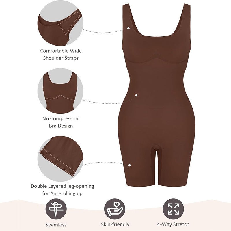 FAJAS COLOMBIANAS SCOOP NECKLINE SHAPEWEAR TUMMY CONTROL BUTT LIFTER SHAPER - LUNA