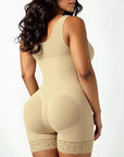 FAJAS COLOMBIANAS SHAPEWEAR FOR WOMEN TUMMY CONTROL POST SURGERY FULL BODY SHAPER BUTT LIFTER WITH ZIPPER CROTCH - LUNA