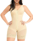 FAJAS COLOMBIANAS SHAPEWEAR FOR WOMEN TUMMY CONTROL POST SURGERY FULL BODY SHAPER BUTT LIFTER WITH ZIPPER CROTCH - LUNA