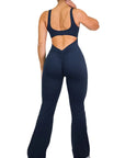 FLARE SCRUNCH JUMPSUIT - LUNA