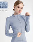 LONG SLEEVE SEAMLESS SPORTS JACKET - LUNA