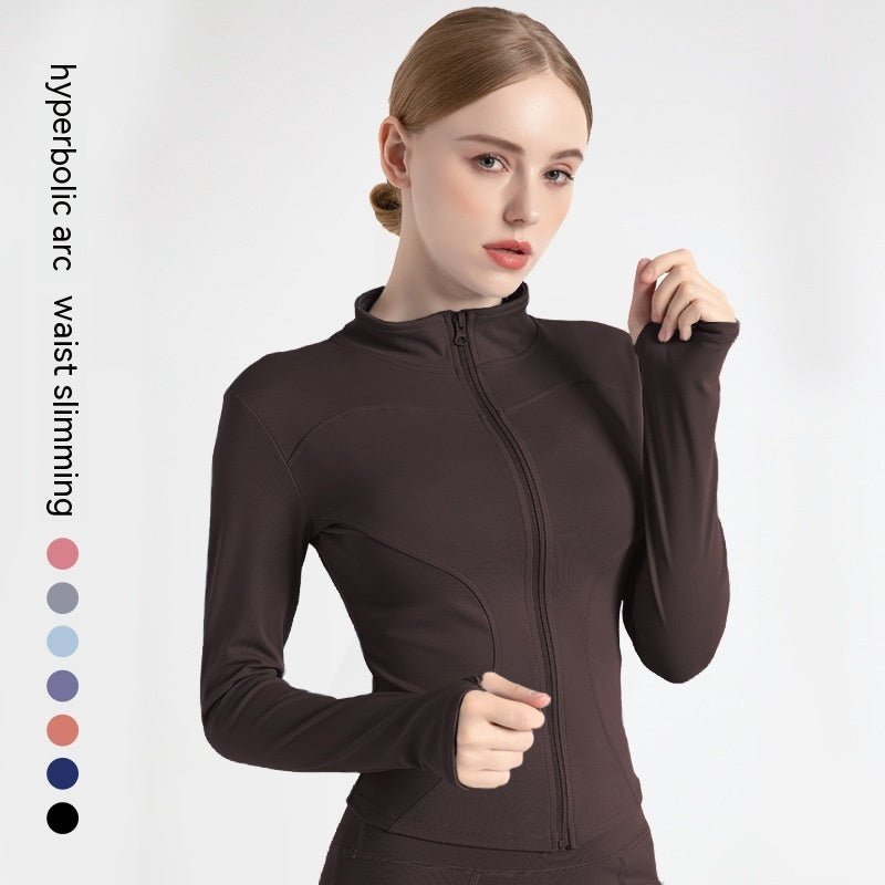 LONG SLEEVE SEAMLESS SPORTS JACKET - LUNA