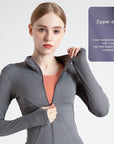 LONG SLEEVE SEAMLESS SPORTS JACKET - LUNA
