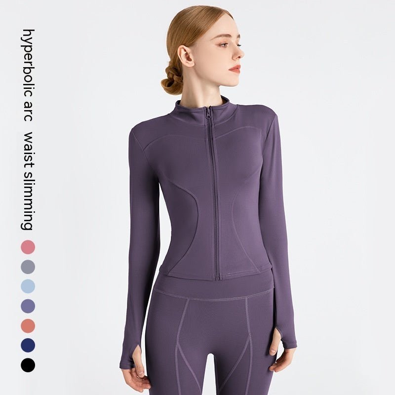 LONG SLEEVE SEAMLESS SPORTS JACKET - LUNA