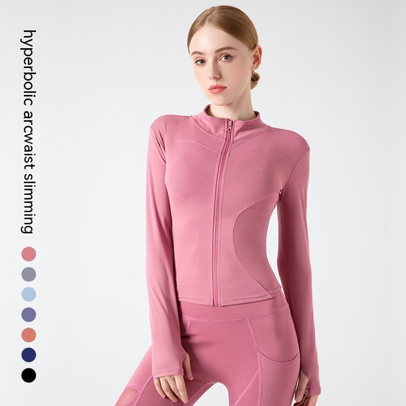 LONG SLEEVE SEAMLESS SPORTS JACKET - LUNA