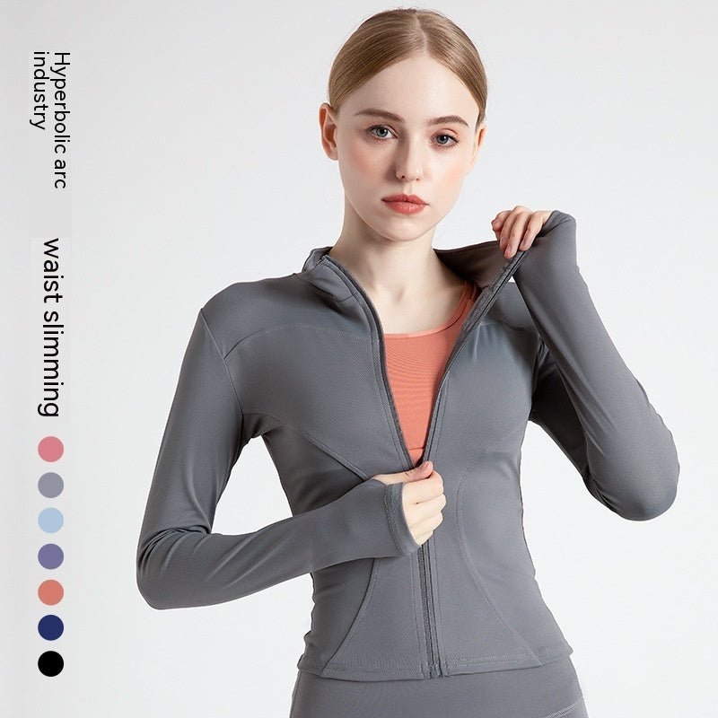 LONG SLEEVE SEAMLESS SPORTS JACKET - LUNA