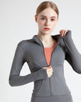 LONG SLEEVE SEAMLESS SPORTS JACKET - LUNA