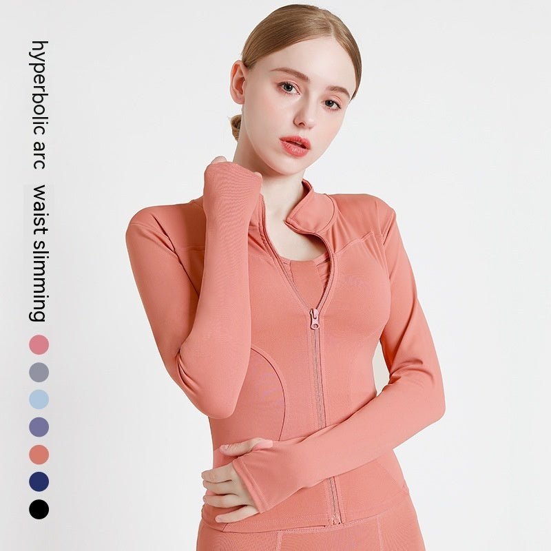 LONG SLEEVE SEAMLESS SPORTS JACKET - LUNA