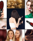RED LIGHT THERAPY BRUSH SCALP MASSAGER COMB HAIR GROWTH ANTI HAIR LOSS - LUNA