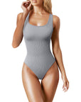 RIBBED TANK BODYSUIT - LUNA