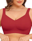 Seamless Full Coverage Push Up No Underwire Bras - LUNA