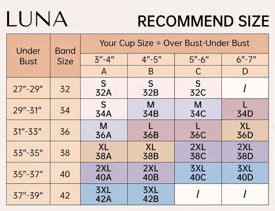 Seamless Full Coverage Push Up No Underwire Bras - LUNA