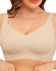 Seamless Full Coverage Push Up No Underwire Bras - LUNA