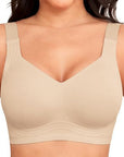 Seamless Full Coverage Push Up No Underwire Bras - LUNA