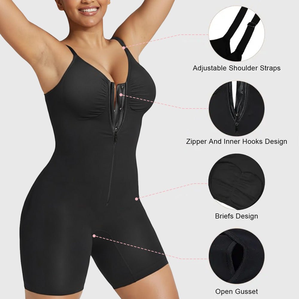 SEAMLESS TUMMY - CONTROL BUTT - LIFTING SHAPEWEAR SUMMER BODYSUIT - LUNA