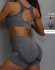 SPORTS BRA & SHORTS SCRUNCH GYM SET - LUNA