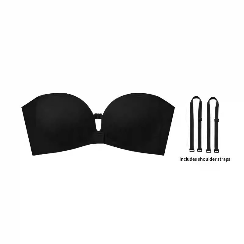 Strapless Front Closure Bra Anti-Slip Grip Wireless - LUNA