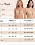 Strapless Front Closure Bra Anti-Slip Grip Wireless - LUNA