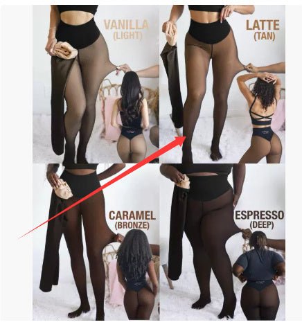 THE ORIGINAL MAGIC FLEECE LINED LEGGINGS. NEW COMPRESSION BAND & ONE SEAM - LUNA