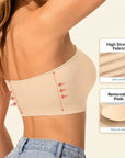 Women Non-Slip Bandeau Bras With Comfortable Strapless Bra Seamless Wireless Tube Top Soft Wireless Bra - LUNA