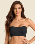 Women Non-Slip Bandeau Bras With Comfortable Strapless Bra Seamless Wireless Tube Top Soft Wireless Bra - LUNA